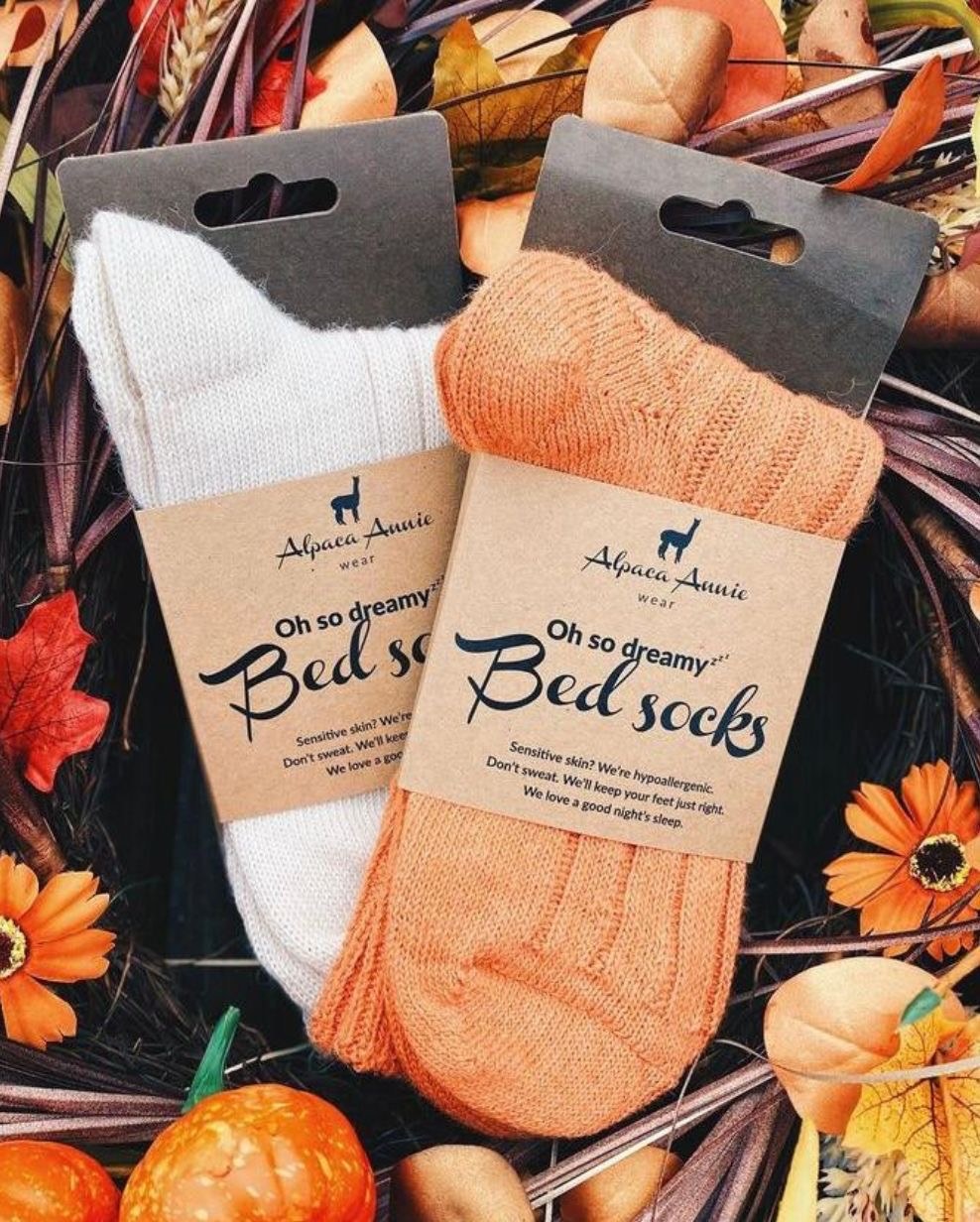 Alpaca Annie bed socks