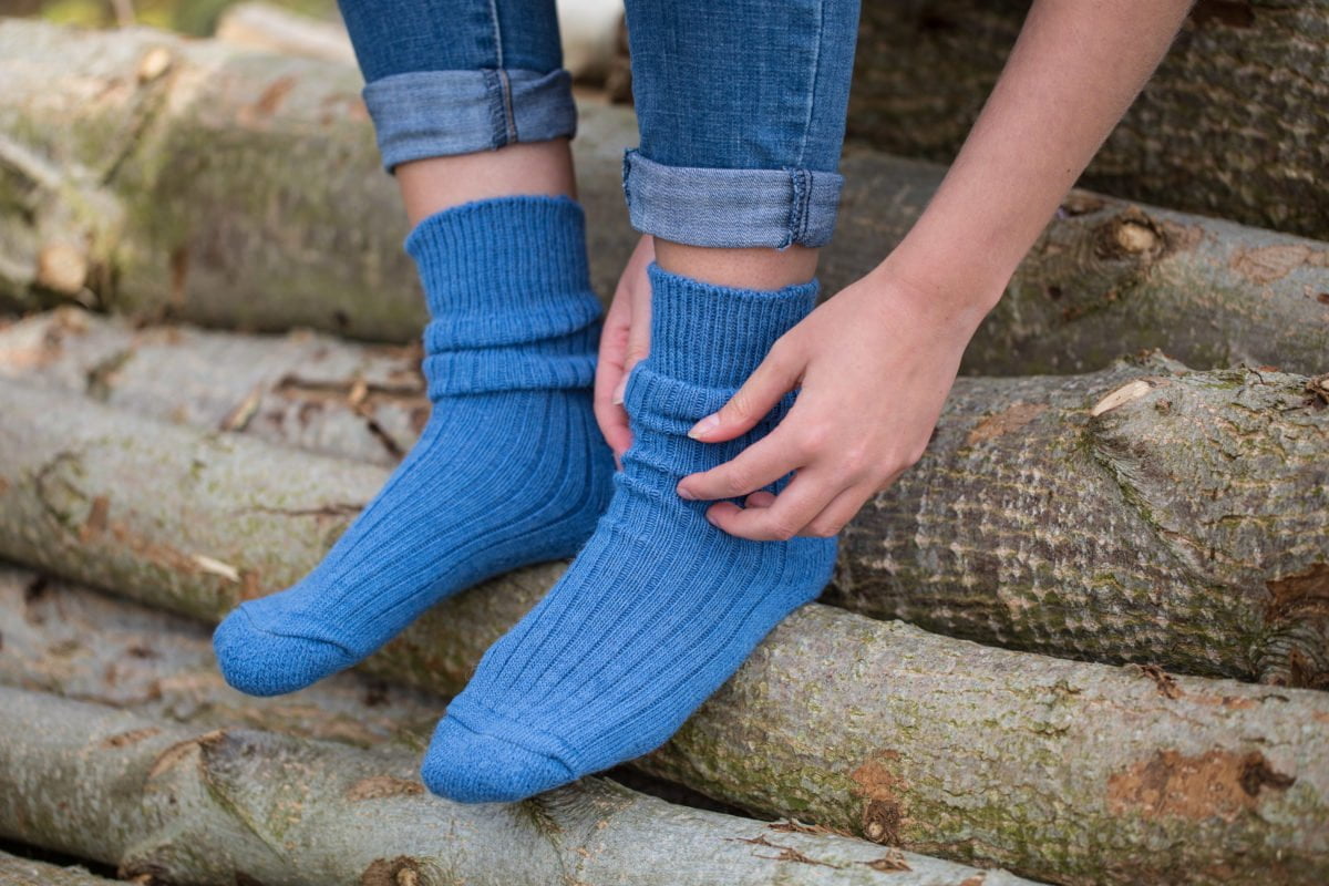 Walking Socks Alpaca Annie, comfortable with a cushioned sole.